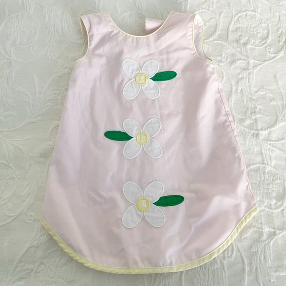 The Beaufort Bonnet Company Other - The Beaufort Bonnet Company Pink Flower Dress 18-24M